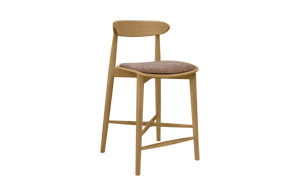Tabouret en chêne rouge BSFR-ANNA